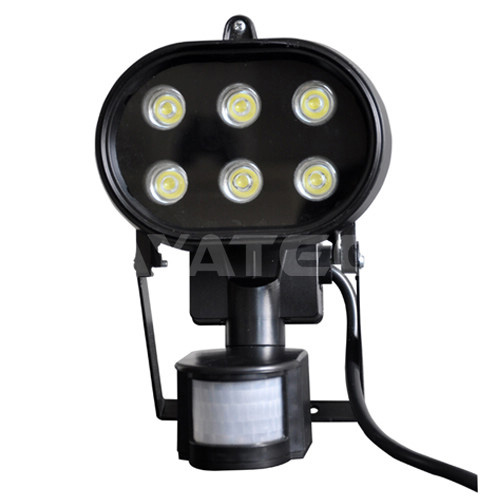 Refletor LED com sensor PIR 6W